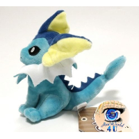 Authentic Pokemon Center Plush Pokemon fit Vaporeon 12cm 